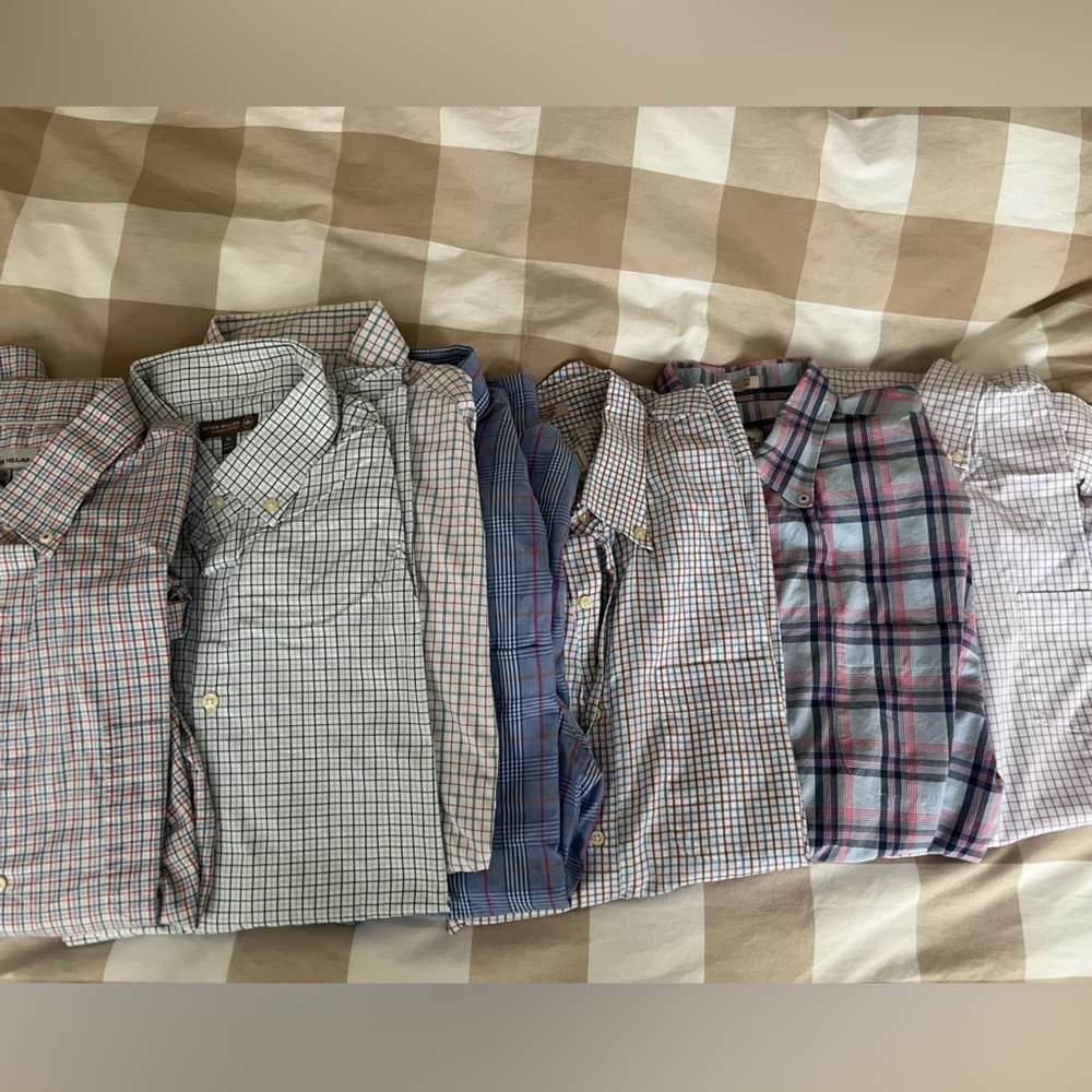 Peter Millar shirts, lot of 7 xl